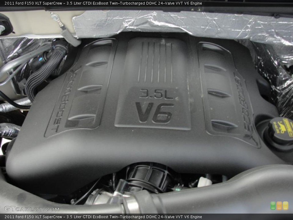 3.5 Liter GTDI EcoBoost Twin-Turbocharged DOHC 24-Valve VVT V6 Engine for the 2011 Ford F150 #46202549