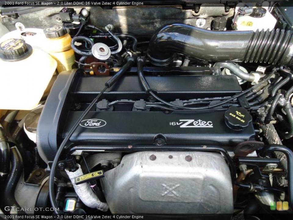 2.0 Liter DOHC 16 Valve Zetec 4 Cylinder Engine for the 2001 Ford Focus #46207658