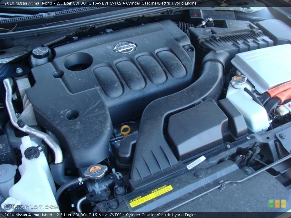 2.5 Liter GDI DOHC 16-Valve CVTCS 4 Cylinder Gasoline/Electric Hybrid Engine for the 2010 Nissan Altima #46216394
