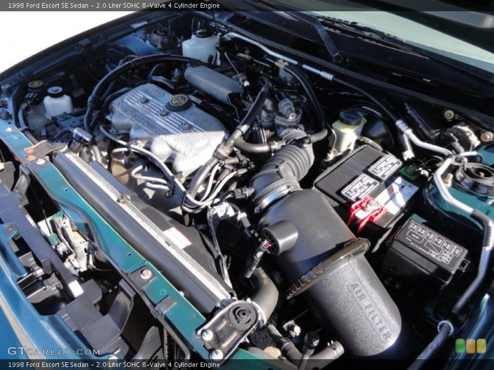 2.0 Liter SOHC 8-Valve 4 Cylinder Engine for the 1998 Ford Escort #46217909