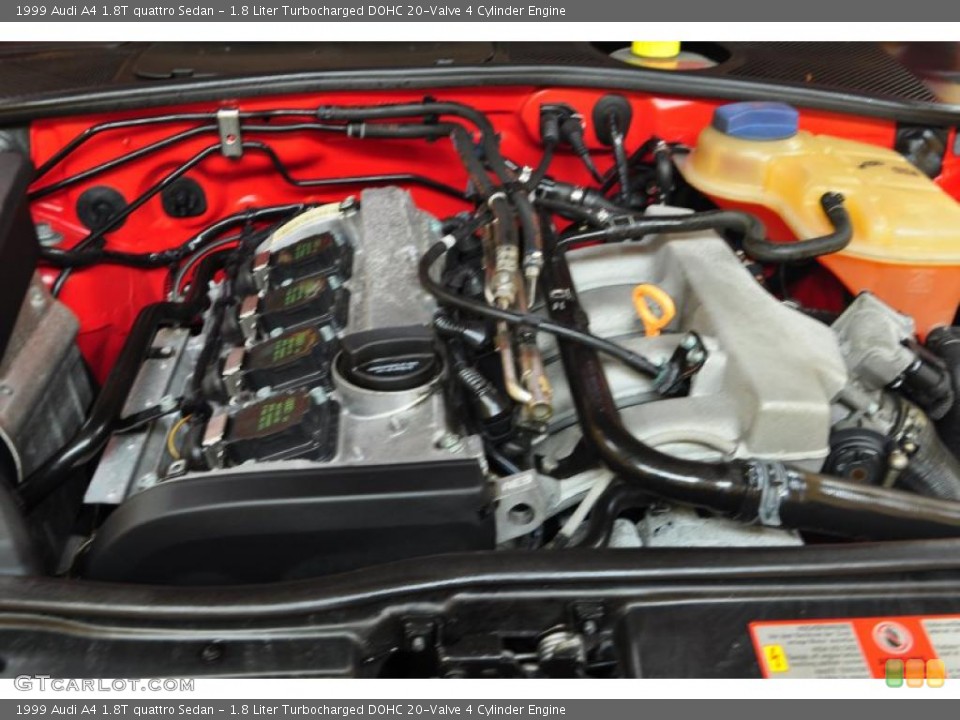 1.8 Liter Turbocharged DOHC 20-Valve 4 Cylinder Engine for the 1999 Audi A4 #46219760