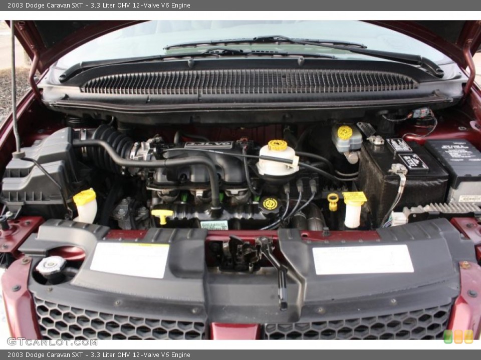 3.3 Liter OHV 12-Valve V6 Engine for the 2003 Dodge Caravan #46222961