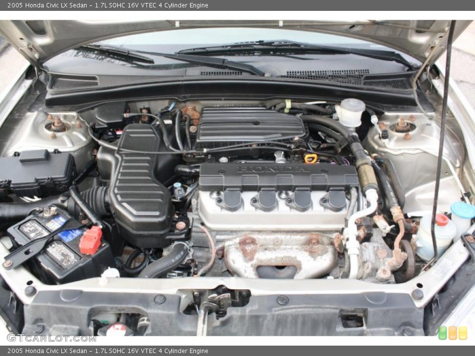 1.7L SOHC 16V VTEC 4 Cylinder Engine for the 2005 Honda Civic #46225034