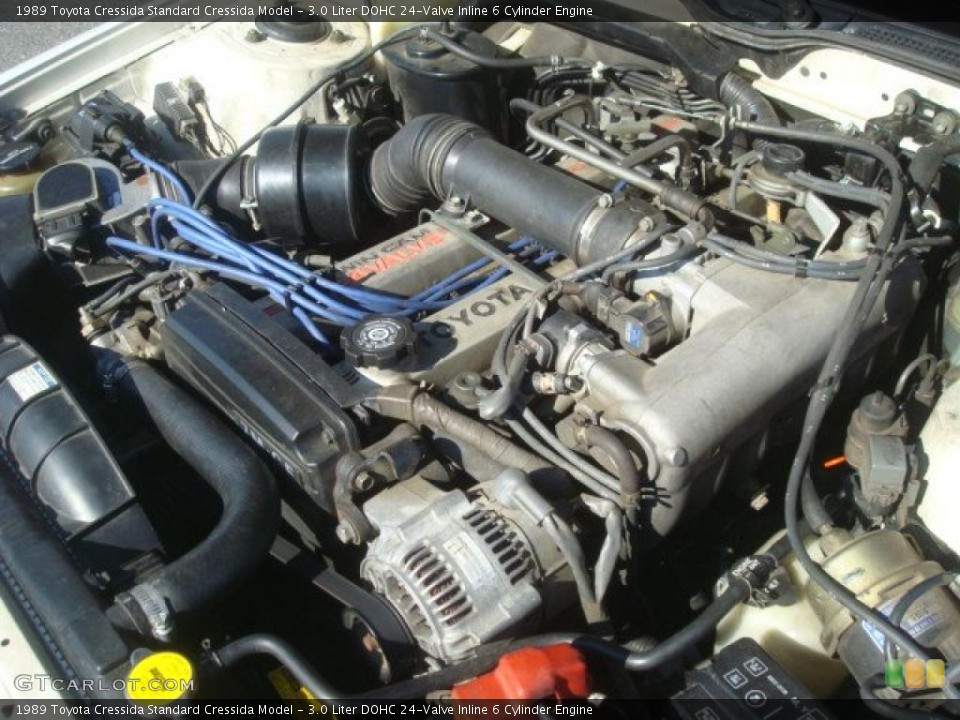 3.0 Liter DOHC 24-Valve Inline 6 Cylinder 1989 Toyota Cressida Engine