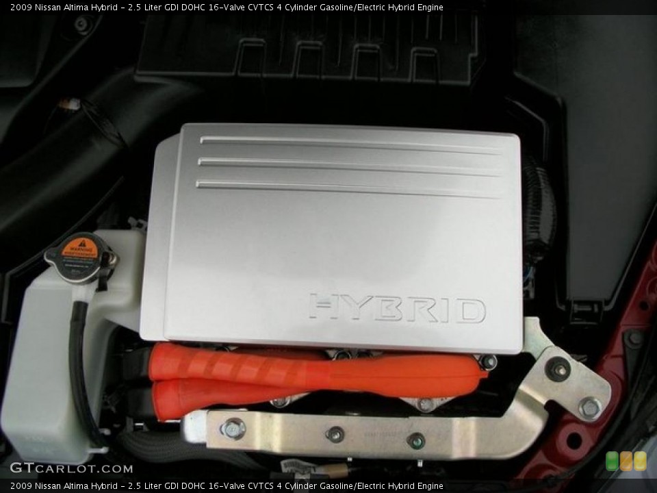 2.5 Liter GDI DOHC 16-Valve CVTCS 4 Cylinder Gasoline/Electric Hybrid Engine for the 2009 Nissan Altima #46246483