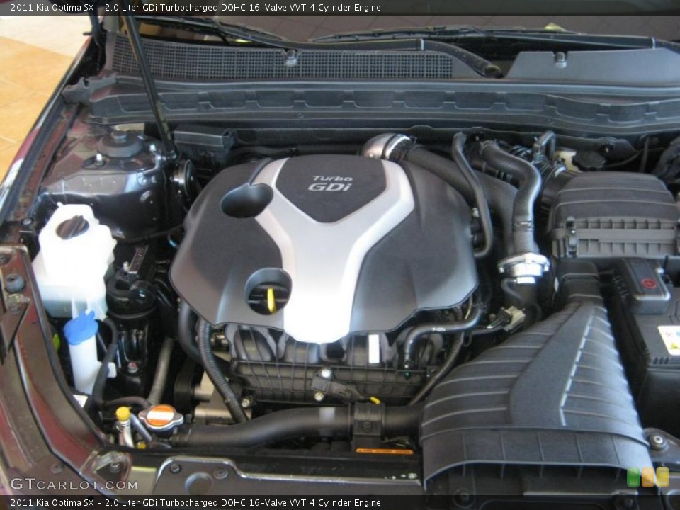 2.0 Liter GDi Turbocharged DOHC 16-Valve VVT 4 Cylinder Engine for the 2011 Kia Optima #46252939