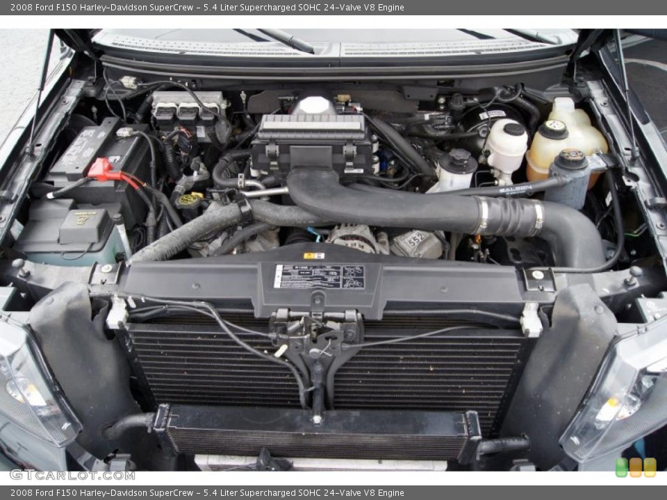 5.4 Liter Supercharged SOHC 24-Valve V8 Engine for the 2008 Ford F150 #46256050