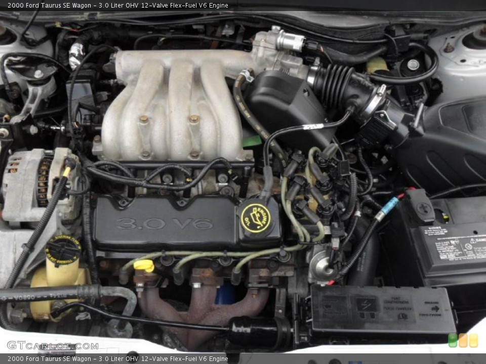 3.0 Liter OHV 12-Valve Flex-Fuel V6 Engine for the 2000 Ford Taurus #46260253