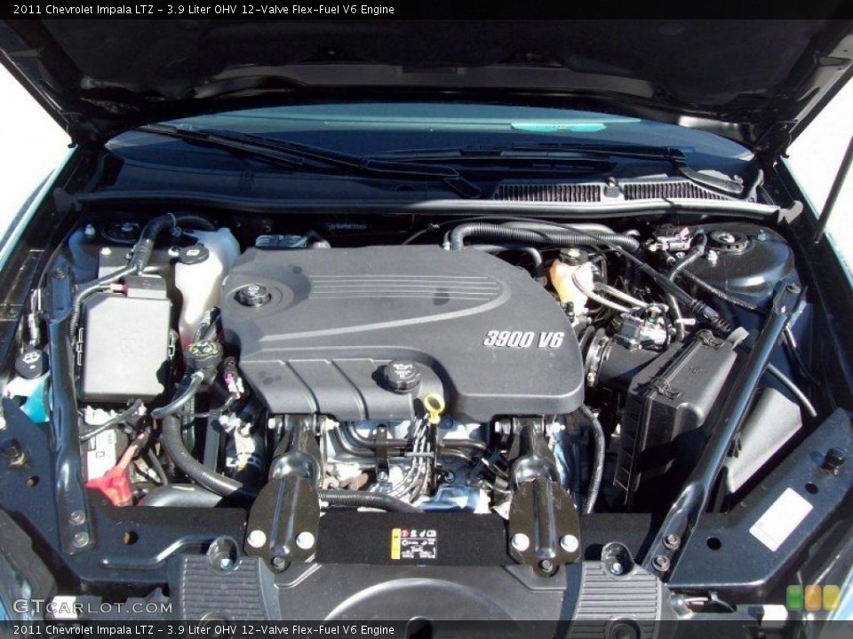3.9 Liter OHV 12-Valve Flex-Fuel V6 Engine for the 2011 Chevrolet Impala #46267912