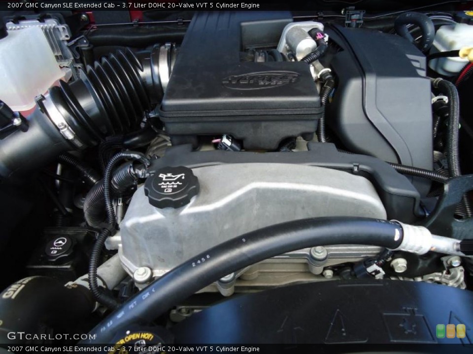 3.7 Liter DOHC 20-Valve VVT 5 Cylinder Engine for the 2007 GMC Canyon #46268452