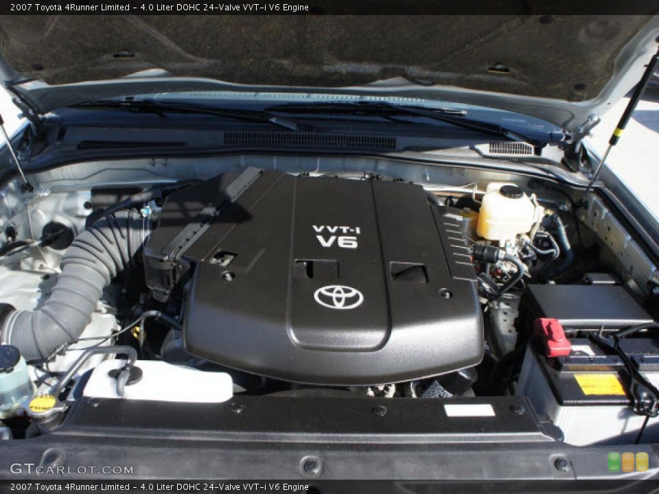 4.0 Liter DOHC 24-Valve VVT-i V6 2007 Toyota 4Runner Engine