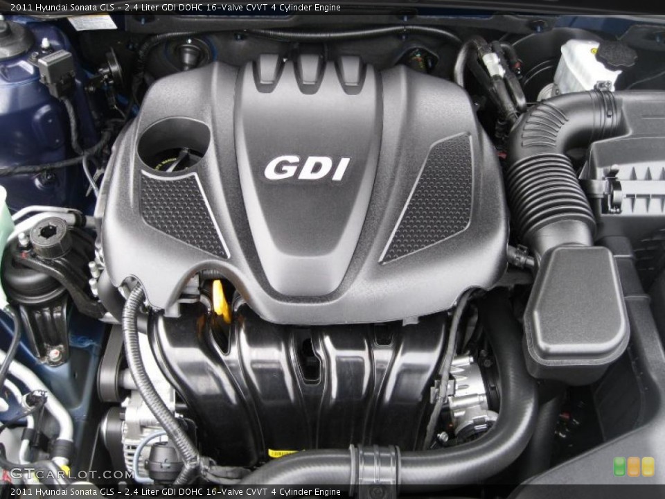 2.4 Liter GDI DOHC 16-Valve CVVT 4 Cylinder Engine for the 2011 Hyundai Sonata #46278861