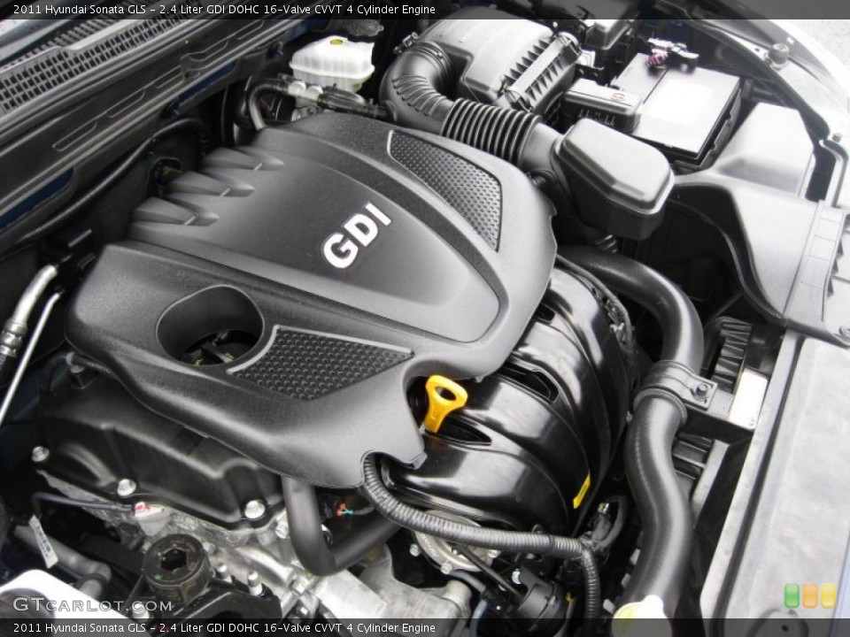 2.4 Liter GDI DOHC 16-Valve CVVT 4 Cylinder Engine for the 2011 Hyundai Sonata #46278870