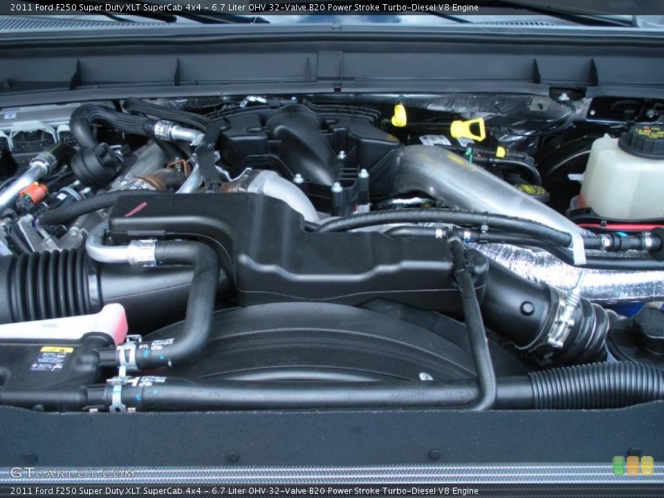 6.7 Liter OHV 32-Valve B20 Power Stroke Turbo-Diesel V8 Engine for the 2011 Ford F250 Super Duty #46285042