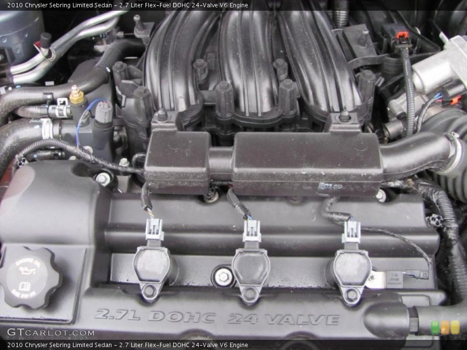 2.7 Liter Flex-Fuel DOHC 24-Valve V6 Engine for the 2010 Chrysler Sebring #46286854
