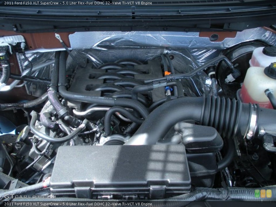 5.0 Liter Flex-Fuel DOHC 32-Valve Ti-VCT V8 Engine for the 2011 Ford F150 #46286974