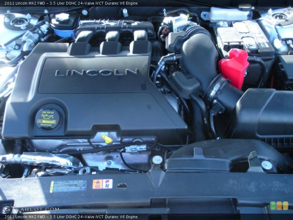 3.5 Liter DOHC 24-Valve iVCT Duratec V6 Engine for the 2011 Lincoln MKZ #46287043