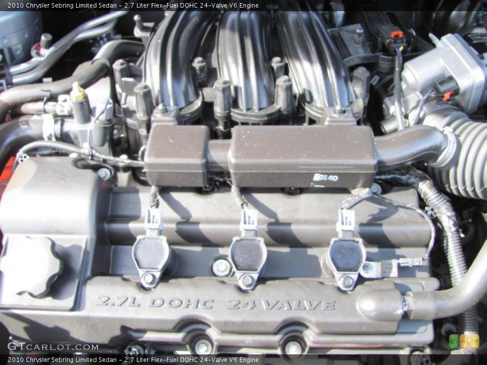 2.7 Liter Flex-Fuel DOHC 24-Valve V6 Engine for the 2010 Chrysler Sebring #46288549
