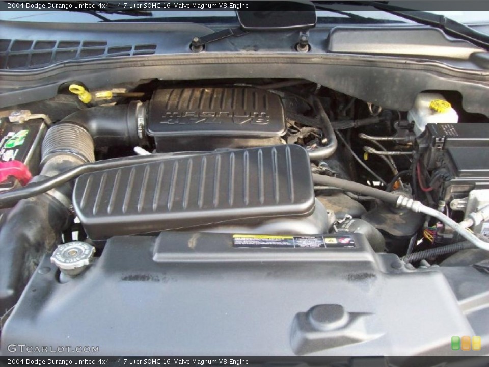 4.7 Liter SOHC 16-Valve Magnum V8 Engine for the 2004 Dodge Durango #46289431