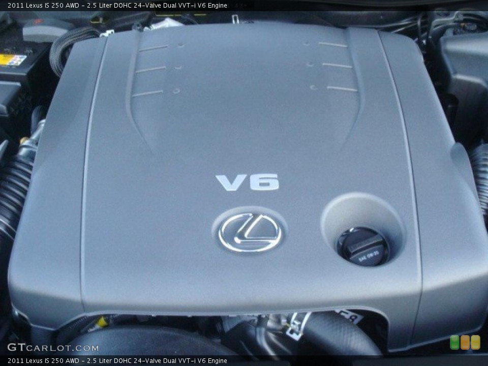 2.5 Liter DOHC 24-Valve Dual VVT-i V6 Engine for the 2011 Lexus IS #46289653