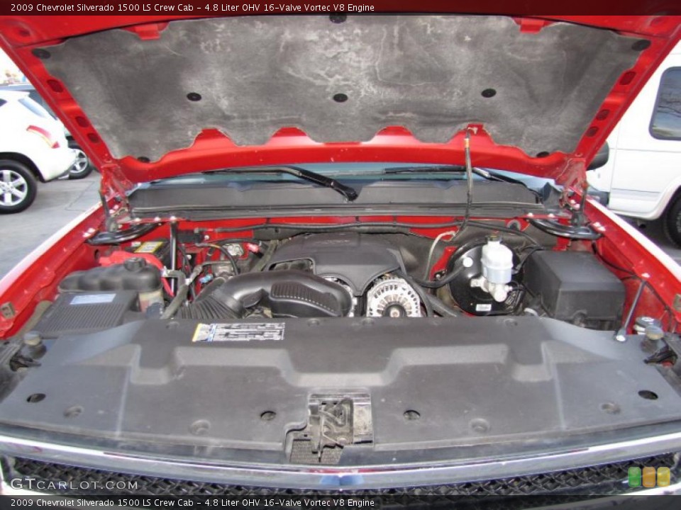 4.8 Liter OHV 16-Valve Vortec V8 Engine for the 2009 Chevrolet Silverado 1500 #46296208