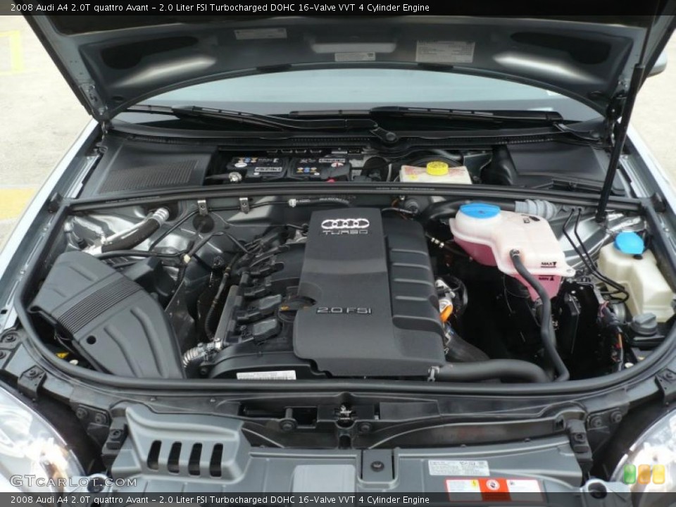 2.0 Liter FSI Turbocharged DOHC 16-Valve VVT 4 Cylinder Engine for the 2008 Audi A4 #46300531