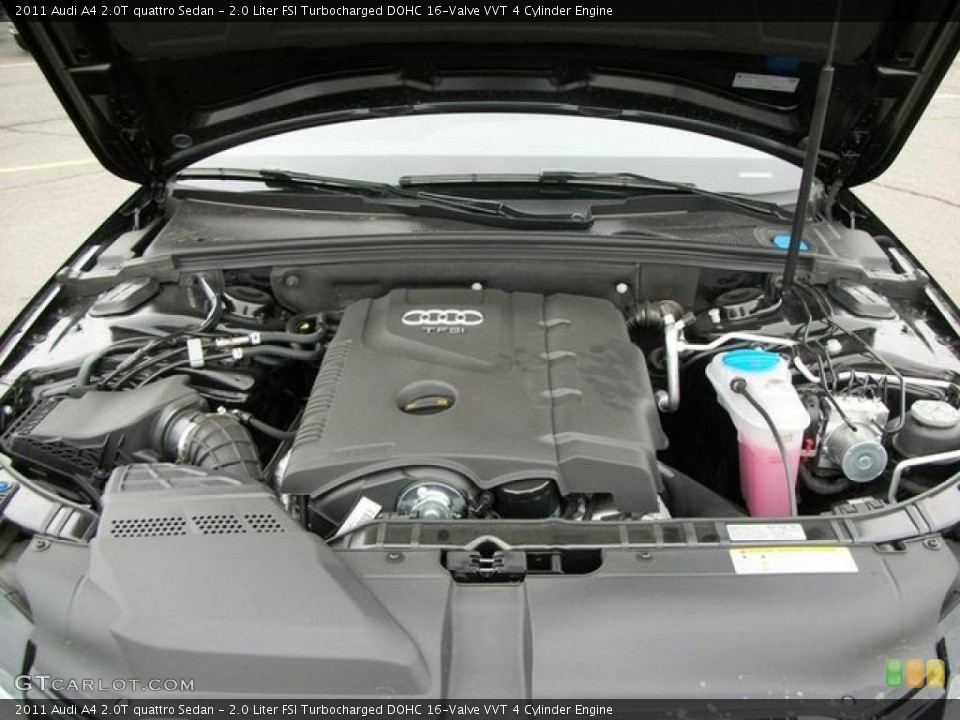 2.0 Liter FSI Turbocharged DOHC 16-Valve VVT 4 Cylinder Engine for the 2011 Audi A4 #46311425