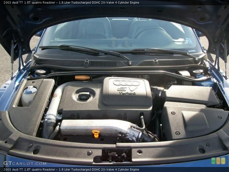 1.8 Liter Turbocharged DOHC 20-Valve 4 Cylinder Engine for the 2003 Audi TT #46313114