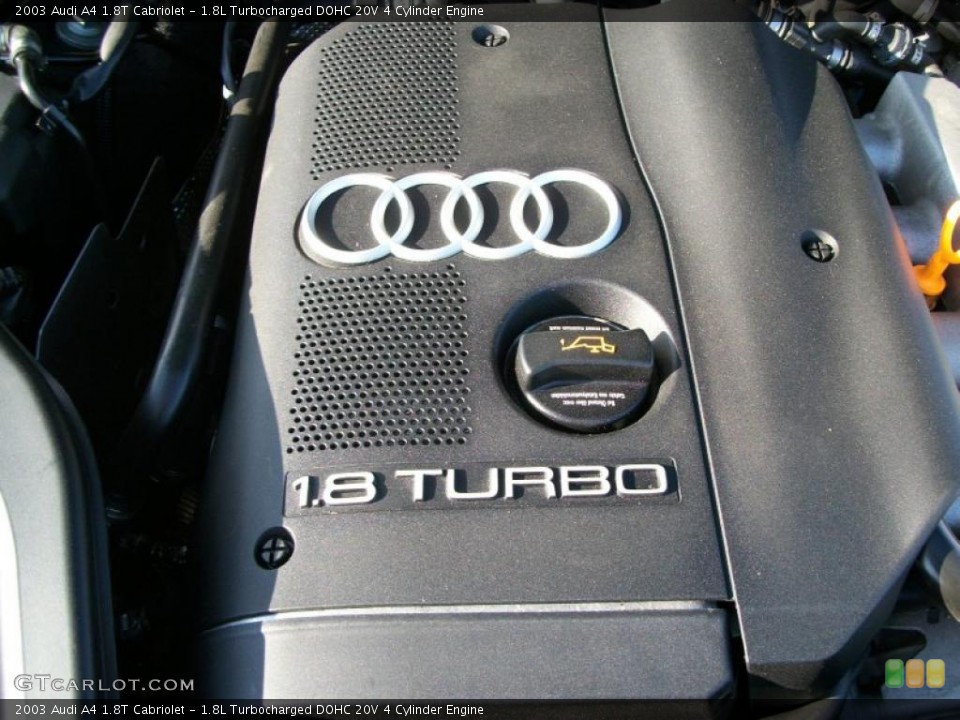1.8L Turbocharged DOHC 20V 4 Cylinder Engine for the 2003 Audi A4 #46313702