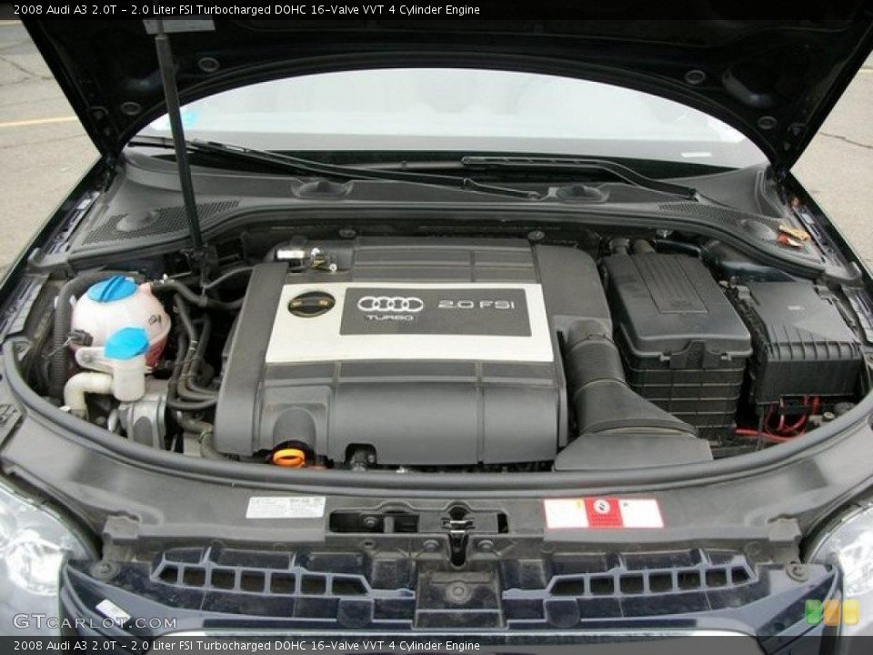 2.0 Liter FSI Turbocharged DOHC 16-Valve VVT 4 Cylinder Engine for the 2008 Audi A3 #46313861