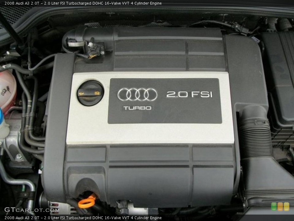 2.0 Liter FSI Turbocharged DOHC 16-Valve VVT 4 Cylinder Engine for the 2008 Audi A3 #46313864