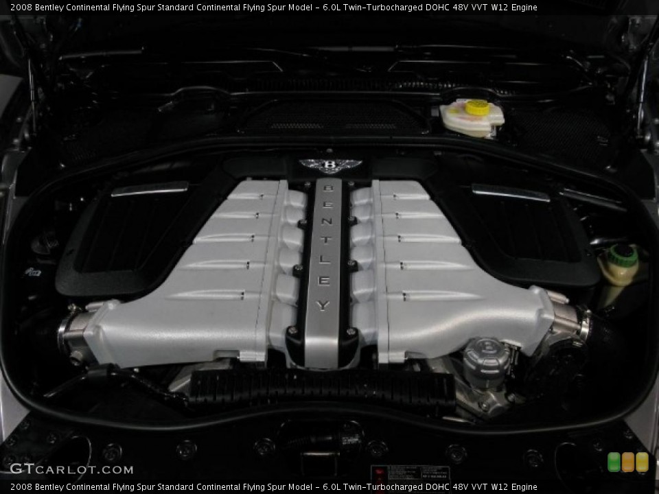 6.0L Twin-Turbocharged DOHC 48V VVT W12 Engine for the 2008 Bentley Continental Flying Spur #46318719