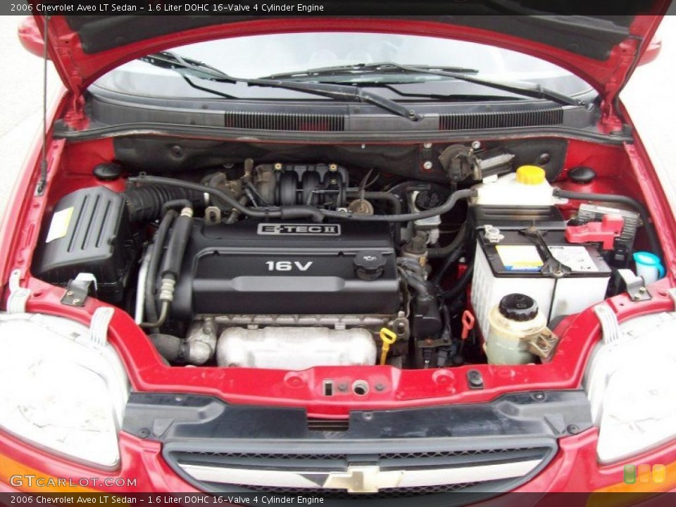 1.6 Liter DOHC 16-Valve 4 Cylinder Engine for the 2006 Chevrolet Aveo #46319436