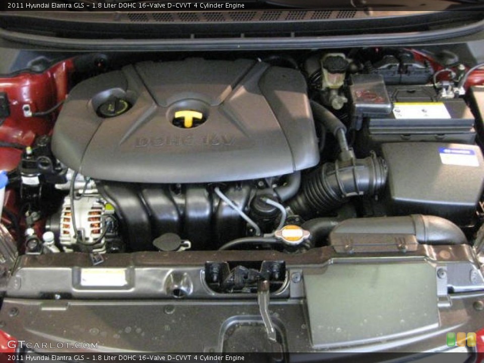 1.8 Liter DOHC 16-Valve D-CVVT 4 Cylinder Engine for the 2011 Hyundai Elantra #46321500
