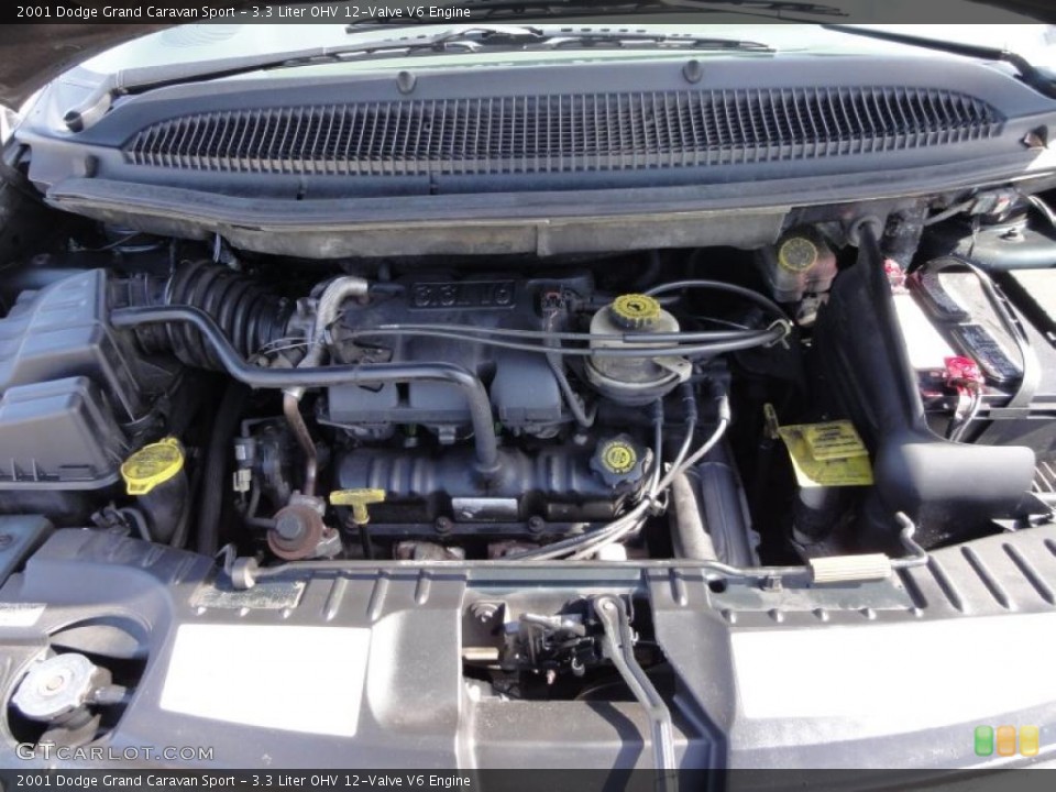 3.3 Liter OHV 12-Valve V6 Engine for the 2001 Dodge Grand Caravan #46331889