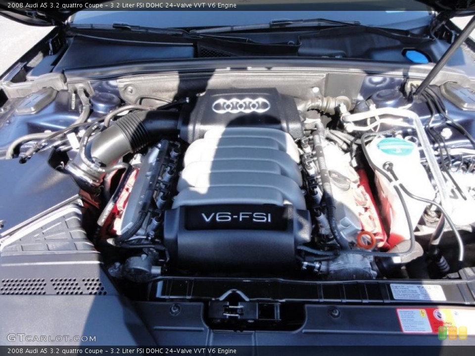 3.2 Liter FSI DOHC 24-Valve VVT V6 Engine for the 2008 Audi A5 #46332081