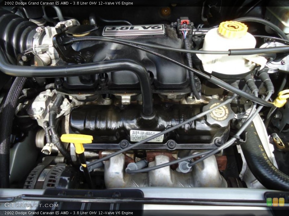 3.8 Liter OHV 12-Valve V6 Engine for the 2002 Dodge Grand Caravan #46336537