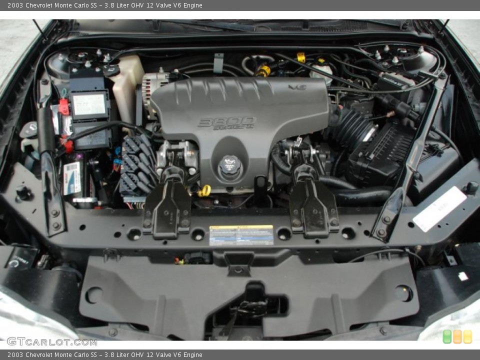 3.8 Liter OHV 12 Valve V6 Engine for the 2003 Chevrolet Monte Carlo #46338669