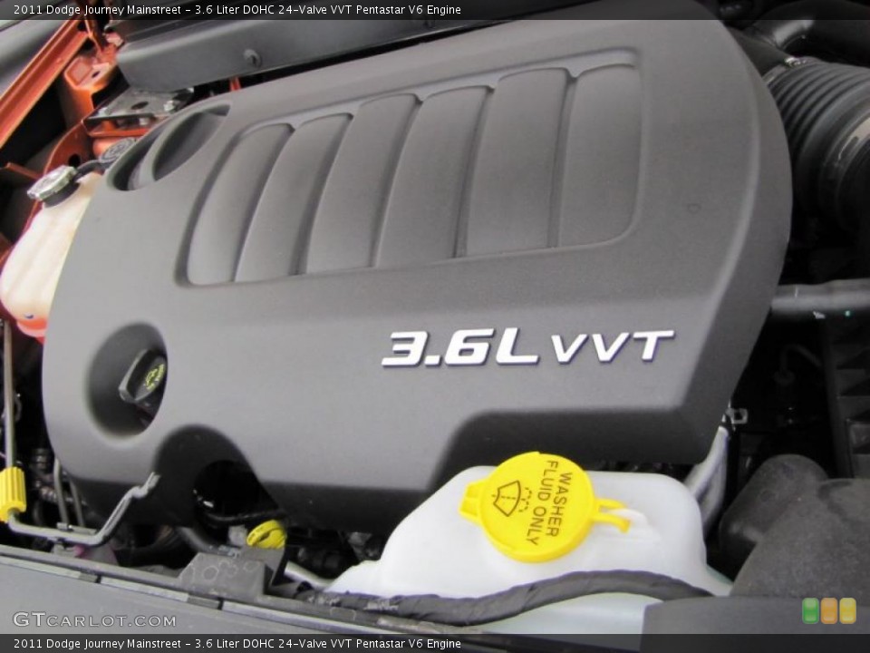 3.6 Liter DOHC 24-Valve VVT Pentastar V6 Engine for the 2011 Dodge Journey #46339113