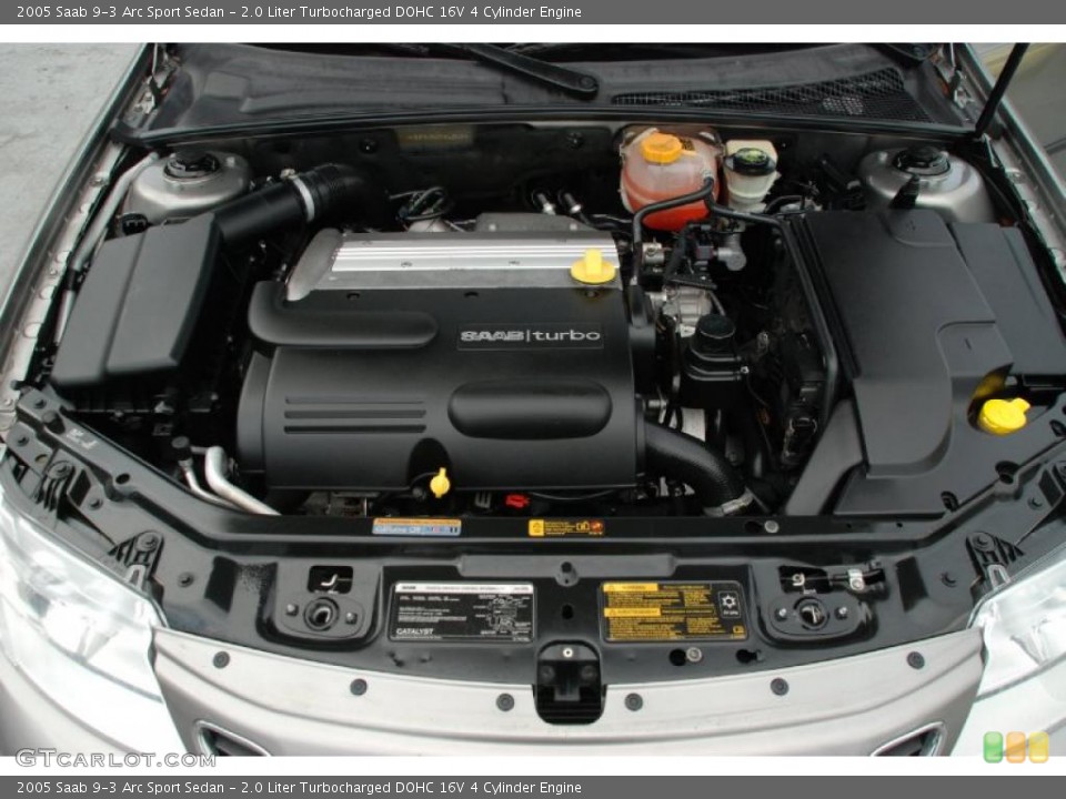 2.0 Liter Turbocharged DOHC 16V 4 Cylinder Engine for the 2005 Saab 9-3 #46339440