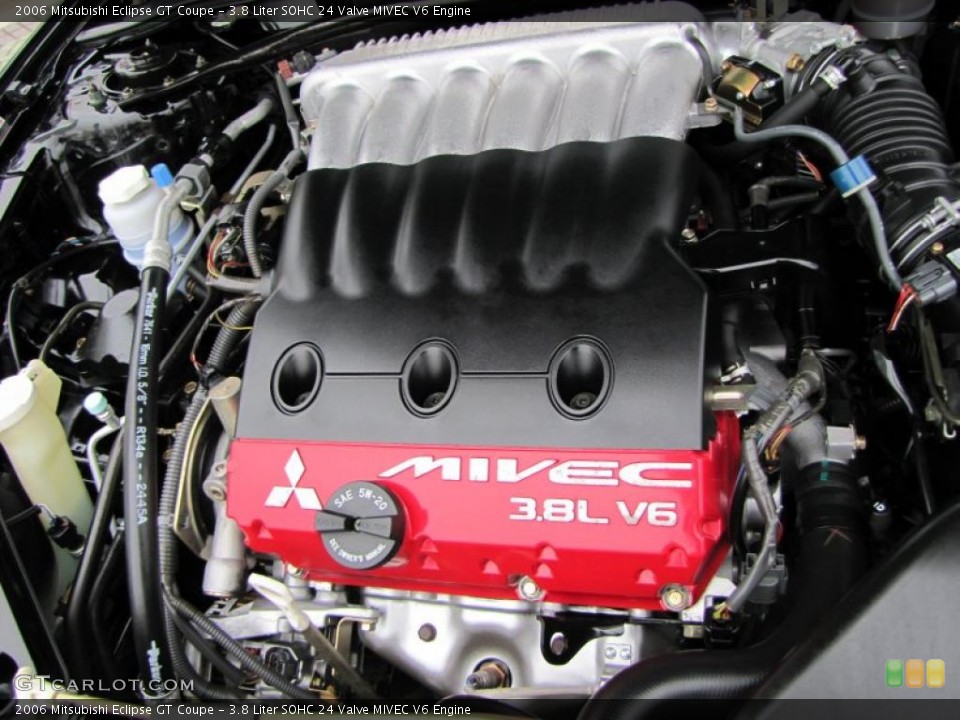 3.8 Liter SOHC 24 Valve MIVEC V6 Engine for the 2006 Mitsubishi Eclipse #46340646