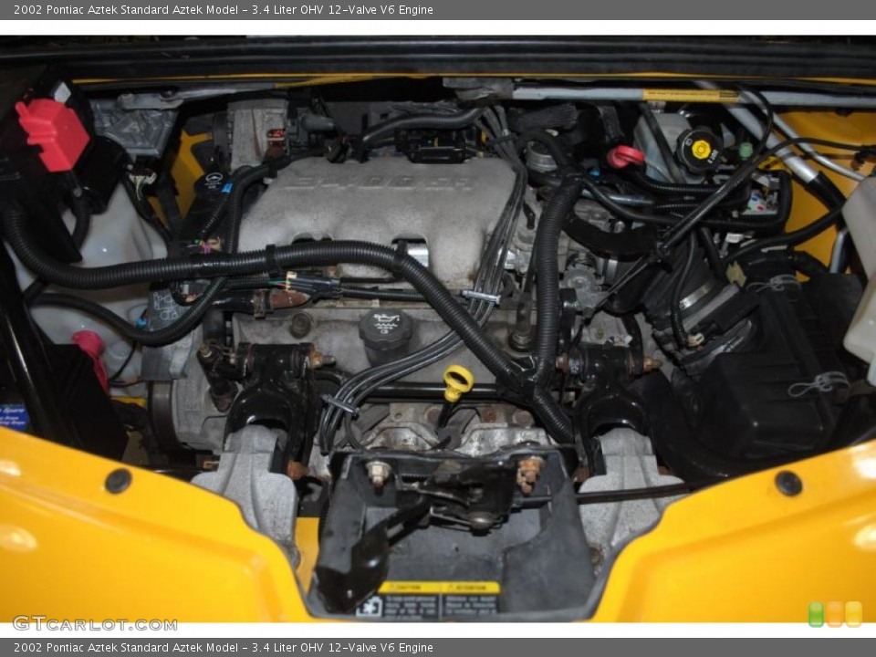 3.4 Liter OHV 12-Valve V6 Engine for the 2002 Pontiac Aztek #46341069