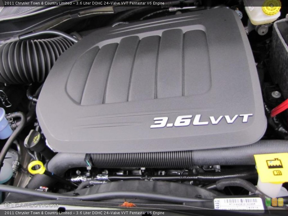 3.6 Liter DOHC 24-Valve VVT Pentastar V6 Engine for the 2011 Chrysler Town & Country #46343490