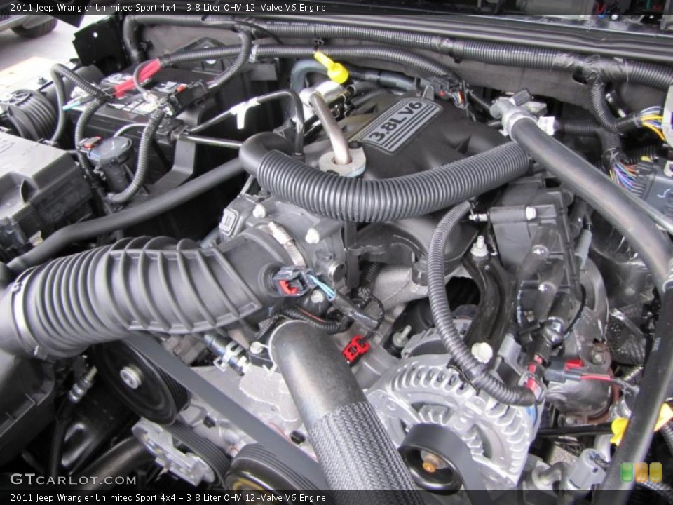 3.8 Liter OHV 12-Valve V6 Engine for the 2011 Jeep Wrangler Unlimited #46343610