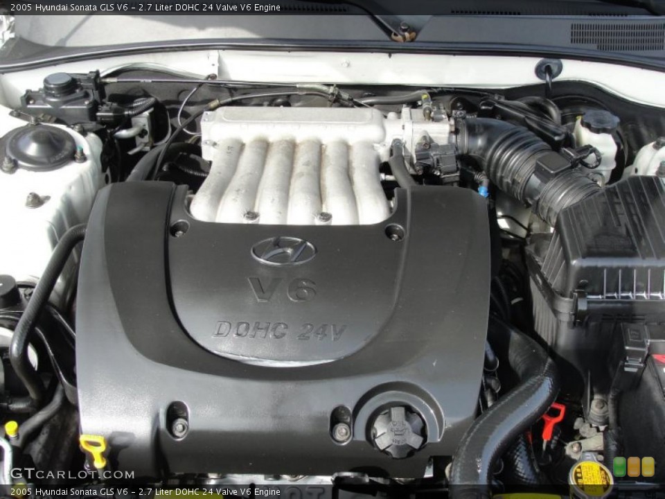 2.7 Liter DOHC 24 Valve V6 Engine for the 2005 Hyundai