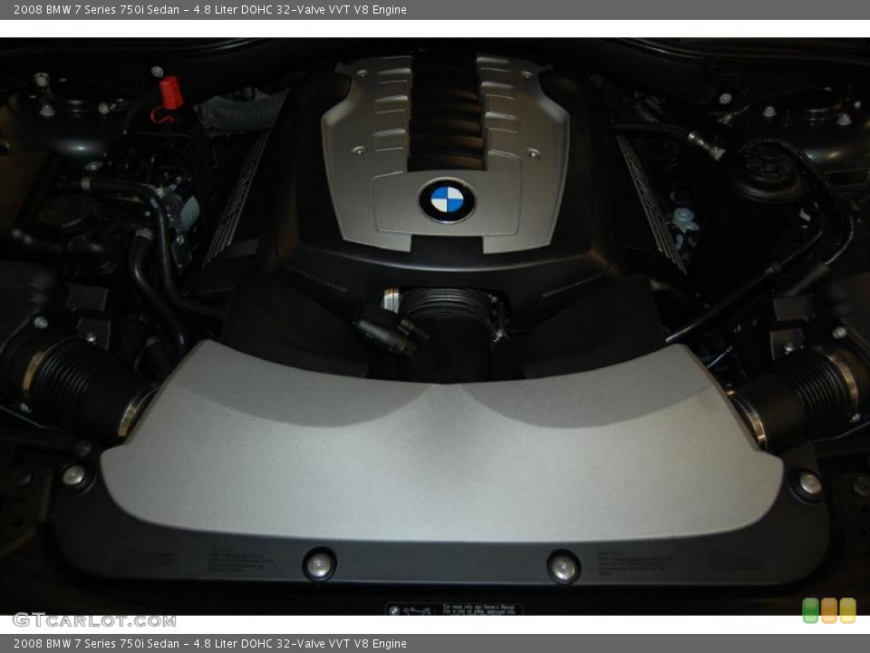 4.8 Liter DOHC 32-Valve VVT V8 Engine for the 2008 BMW 7 Series #46358624