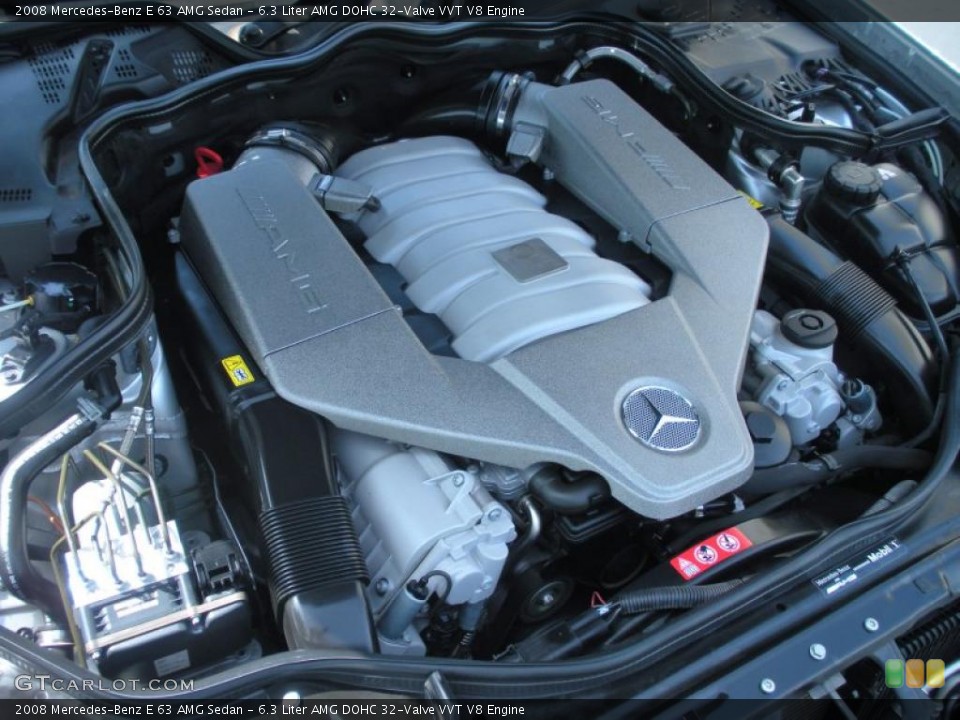 6.3 Liter AMG DOHC 32-Valve VVT V8 Engine for the 2008 Mercedes-Benz E #46362416