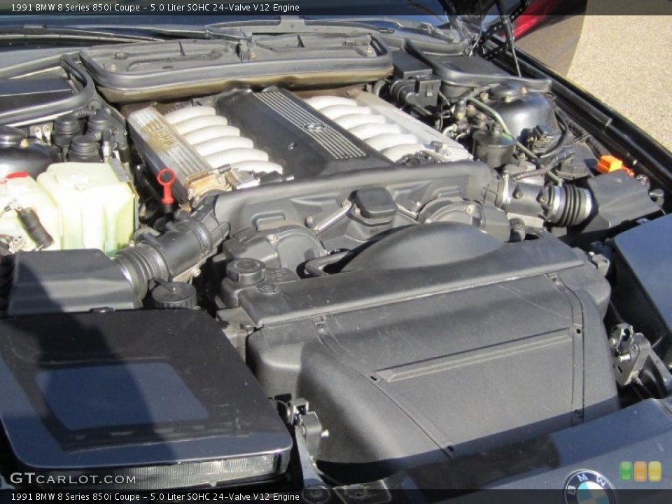 5.0 Liter SOHC 24-Valve V12 Engine for the 1991 BMW 8 Series #46373913