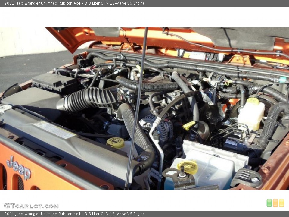 3.8 Liter OHV 12-Valve V6 Engine for the 2011 Jeep Wrangler Unlimited #46381866