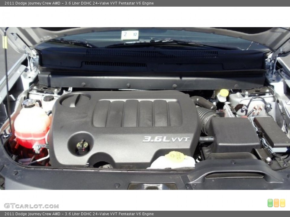 3.6 Liter DOHC 24-Valve VVT Pentastar V6 Engine for the 2011 Dodge Journey #46383321